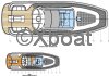 Fiche technique CATAMARAN MOTEUR TENDER CAT 45